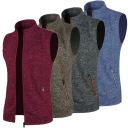 Men's Zip-Up Sports Gilet with Pockets Polyester Sleeveless for Hiking, Outdoor Activities and Everyday Wear 9