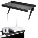 Mensola a muro pieghevole Mensola in plastica Organizzatore pratico per piccoli oggetti Supporto universale da parete 11 x 16,4 x 11,3 cm 3