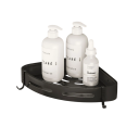 Mensola angolare per bagno senza foratura 30,5x22x4,5 cm Supporto adesivo per doccia Mensola di plastica Capacità fino a 15 kg Organizzatore per bagno 4
