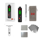 Měřič tloušťky laku auta R&D ET330 s detekcí zinku Fe+Zn tester nátěru karoserie rozsah 0-1500 μm na baterie pro železo i hliník 7