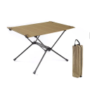 Mesa de camping dobrável 59 x 40 x 39 cm Liga de alumínio e tecido oxford Mesa leve e portátil com capacidade de 27 kg e saco 3
