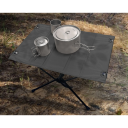 Mesa de camping dobrável 59 x 40 x 39 cm Liga de alumínio e tecido oxford Mesa leve e portátil com capacidade de 27 kg e saco 6
