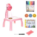 Mesa de desenho infantil com projetor 38 cm 1