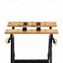 Mesa de trabajo plegable con abrazaderas Capacidad 70 kg Dimensiones 56 x 62 x 75 cm Tablero de MDF y estructura de hierro Natural y negro 7