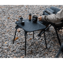 Mesa dobrável portátil 46,5 x 37,5 cm Estrutura em alumínio Tampo em ABS Altura 41 cm ou 10 cm Mesa de campismo Saco de armazenamento 3