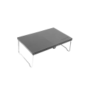 Mesa dobrável ultraleve em alumínio 32 x 21 x 12,5 cm Mesa de camping portátil para acampamento, caminhadas e piqueniques com saco 2