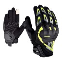 Mesh and Breathable Touchscreen Full-Finger Motorcycle Gloves with Knuckle and Palm Protectors Made of Polyester and Cotton for Riding 5