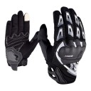 Mesh and Breathable Touchscreen Full-Finger Motorcycle Gloves with Knuckle and Palm Protectors Made of Polyester and Cotton for Riding 1