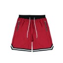 Mesh basketbalshorts voor heren, snel drogend en ademend, met ritszakken en een trekkoord in de taille 4