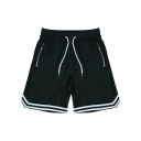 Mesh basketbalshorts voor heren, snel drogend en ademend, met ritszakken en een trekkoord in de taille 2