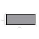 Mesh Dog Barrier 78 x 180 cm Safety Barrier for Home and Flat with 4 Self-Adhesive Hooks Easy Installation and Relocation 3