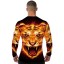 Męska koszulka 3D z nadrukiem - Tiger - długi rękaw 1
