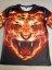 Męska koszulka 3D z nadrukiem - Tiger - długi rękaw 2