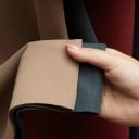 Męska koszulka polo krótki rękaw z kołnierzykiem i guzikami Jednolita elegancka koszulka z poliestru i spandexu 3