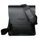 Męska pionowa skórzana torba typu crossbody 24×21×7 cm Codzienna biznesowa torba polo na ramię Torba na dokumenty Paul Elegancka, modna torba na co dzień 7