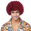 Męska retro syntetyczna peruka krótka rolka wybuchowa głowa 30 cm hip-hop disco wysokotemperaturowe włókno kostium cosplay Halloween 2