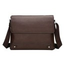 Męska teczka ze sztucznej skóry 33×24×5 cm Torba na ramię Crossbody Elegancka torba biurowa Designer Boston Commuter Bag 8
