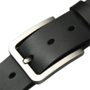Męski pasek wykonany z wytrzymałej skóry PU z metalową klamrą Szerokość 3,8 cm Elegancki pasek do spodni Regulowany stylowy pasek dla mężczyzn 2