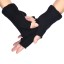 Męskie rękawiczki bez palców czarne 5