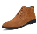 Męskie skórzane buty 5