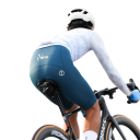 Męskie spodenki rowerowe z szelkami i siateczkową górą elastan poliester ergonomiczny krój do jazdy na rowerze 5