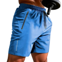 Męskie spodenki sportowe do biegania i fitnessu Szybkoschnące, oddychające spodenki ze ściągaczem Wygodne letnie spodenki treningowe 2