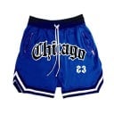 Męskie spodenki sportowe Quick Dry Chicago Basketball Fitness Shorts z kieszeniami na suwak Luźne spodenki treningowe na lato 3