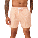 Męskie szorty kąpielowe Na sznurek Paski Poliester Spandex Szybkoschnące Elastyczne Letnie kąpielówki na plażę i basen 6