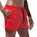 Męskie szorty kąpielowe Polyester Jednobarwne Z napisem Jordan Na sznurku Letnie plażowe do basenu Sport 5