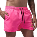 Męskie szorty kąpielowe Polyester Jednobarwne Z napisem Jordan Na sznurku Letnie plażowe do basenu Sport 7