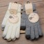 Męskie zimowe rękawiczki dotykowe J2686 2