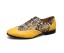Męskie żółte buty - skóra węża 2