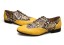 Męskie żółte buty - skóra węża 4