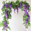 Mesterséges girland wisteria virágokkal 1