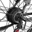 Mestské elektrokolo URLIFE pre dospelých, motor 250W, batéria 48V 10,4Ah, 7 rýchlostí Shimano, kotúčové brzdy, odpružená vidlica 8