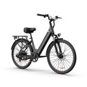 Městské elektrokolo URLIFE pro dospělé, motor 250W, baterie 48V 10,4Ah, 7 rychlostí Shimano, kotoučové brzdy, odpružená vidlice 1