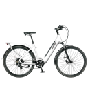 Mestské elektrokolo VARSTROM 28", motor 250W, batéria 43,2V 13Ah, dojazd 120 km, 7 rýchlostí, hliníkový rám, kotúčové brzdy, nosič 4