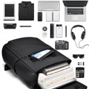 Městský pánský batoh na notebook 15,6 palce s objemem 20–35 l 32 x 42 x 15 cm voděodolný nylon s polyesterovou podšívkou do školy i práce 15
