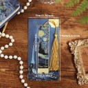 Metal Bookmark Inspired by Vincent van Gogh's Starry Night 14 × 7 cm 2
