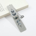 Metal Bookmark with Chain and Decorative Pendant Elegant Bookmark with Subtle Design for Reading Enthusiasts 4