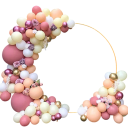 Metal Circular Stand 180 cm Wedding Arch Round Frame for Balloons Decorations for Weddings Birthday Parties and Celebratory Events 6