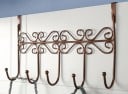 Metal Coat Rack with Ornament 3