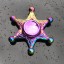 Metal fidget spinner rainbow E48 10