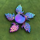 Metal fidget spinner regnbue E48 16