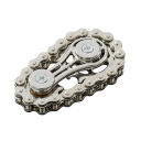 Metal Fidget Spinner with Gears Fingerpink Gyro Anti-Stress Toy Anxiety EDC Spinner Bicycle Chain System 3