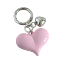 Metal Heart Keyring Metal Keychain with Ring Elegant Accessory for Keys Handbag Backpack Gift of Love 3