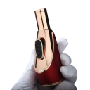 Metal Jet Flame Refillable Butane Lighter Blue Flame Windproof Lighter with Visible Fuel Tank 3