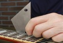 Metal måler til justering af strenghøjde og guitarens mekanik Præcist lineal til tuning og vedligeholdelse af guitar Professionelt guitarværktøj 2