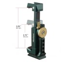 Metal Phone Holder with Cold Shoe Arca 360° Rotatable Tripod Adapter for TikTok Vlog Photo Video Creation with Smartphone 4