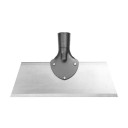 Metal Weeding Spade 30x10 cm Manganese Steel Multifunctional Garden Spade Stainless Steel Frost Removal Spade for Planting and Soil Cleaning 1